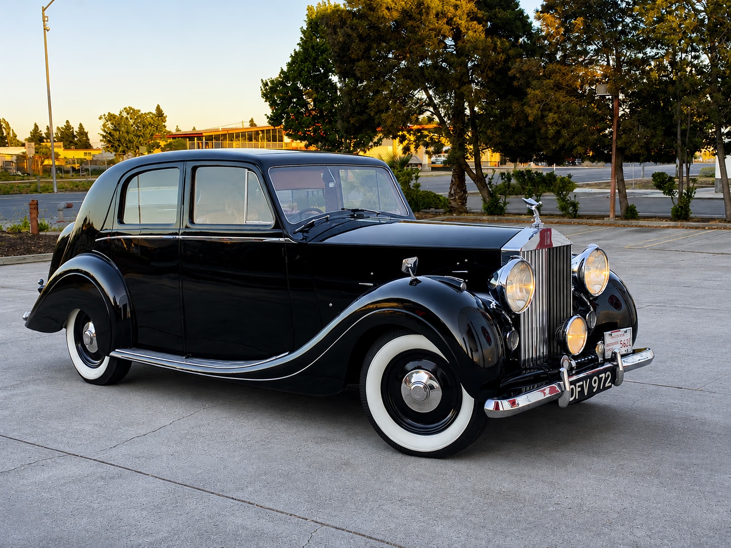 Classic Rolls-Royce inside the Multi Tech Auto shop