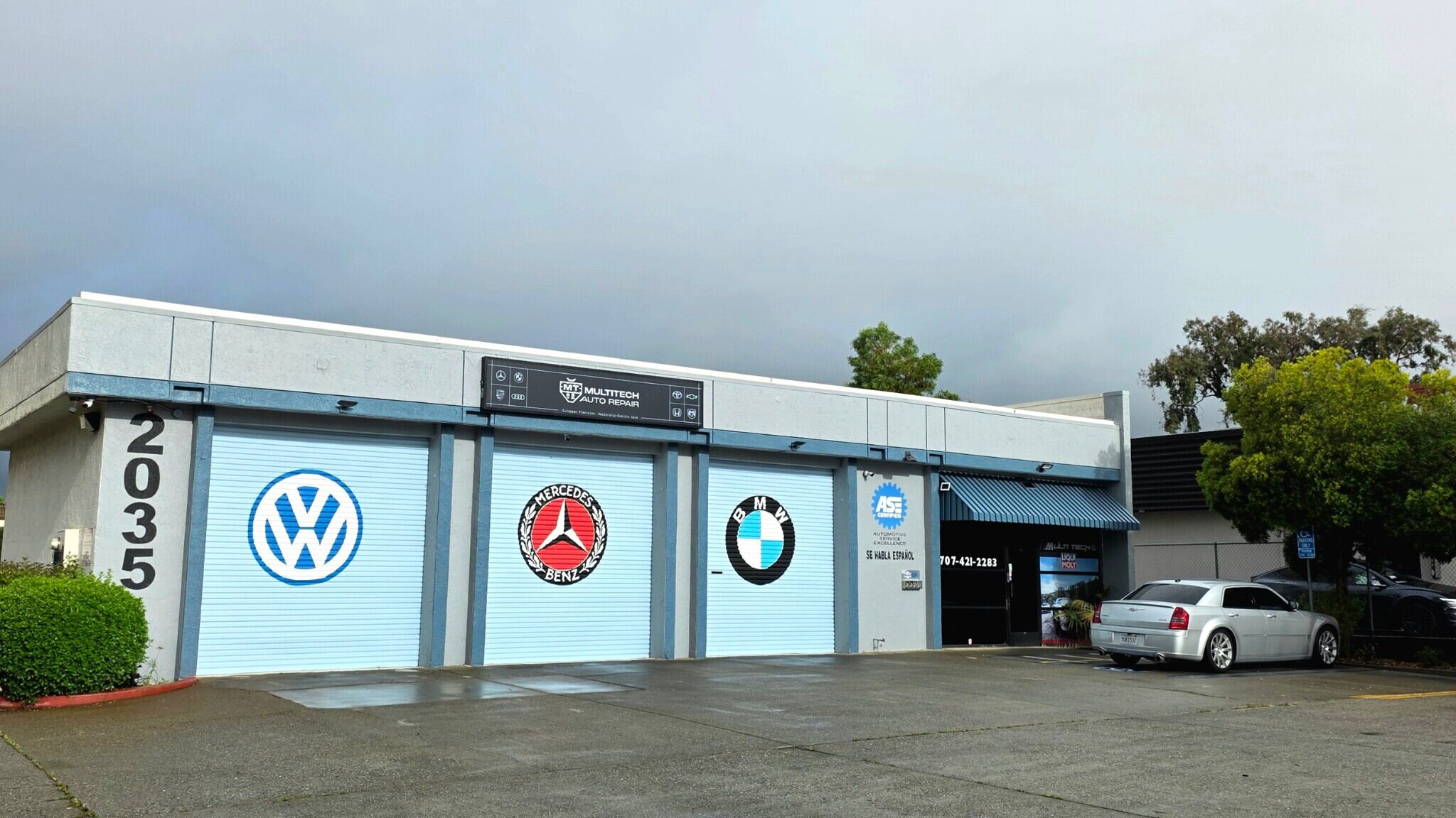 Multi Tech Auto repair facility in Fairfield, California